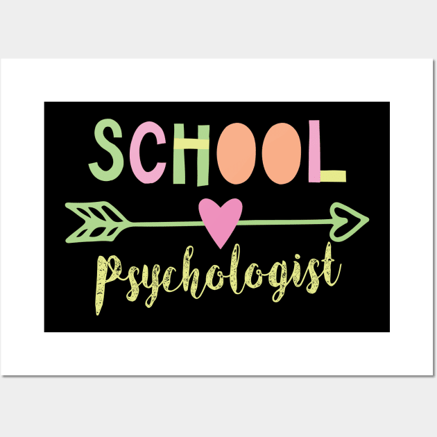 School Psychologist Gift Idea Wall Art by BetterManufaktur